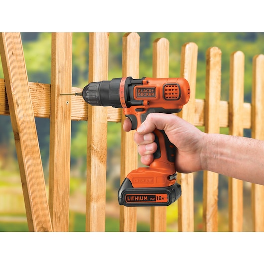 Black&Decker (BDCDD18N-XJ) 18V Cordless Drill Driver Without Battery and Charger