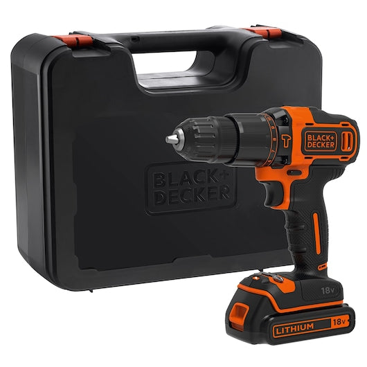 Martillo Black&Decker (BDCHD18K-XK) 18 V 2G + cargador de 400 mA + 1 batería + Kitbox