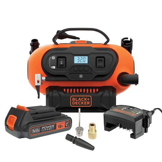 Inflador multivoltaje CA/CC Black&Decker (BDCINF18N-QS)