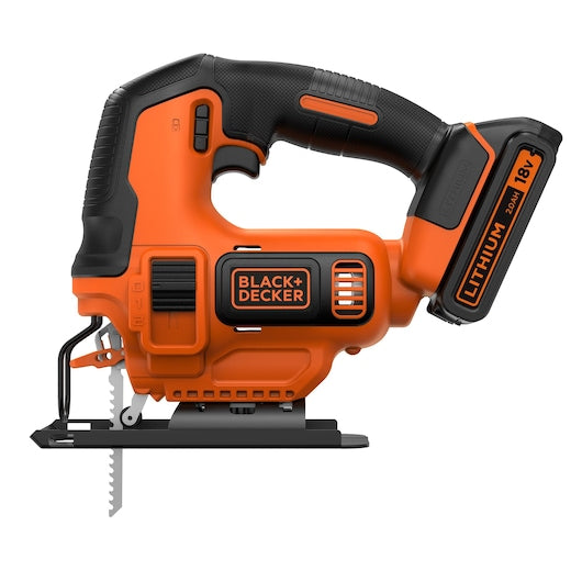 Sierra caladora de péndulo inalámbrica Black&Decker (BDCJS18-QW) de 18 V