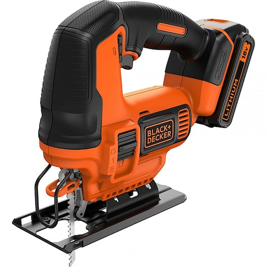 Sierra caladora de péndulo inalámbrica Black&Decker (BDCJS18-QW) de 18 V