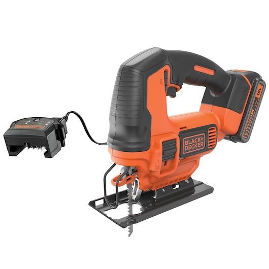 Sierra caladora de péndulo inalámbrica Black&Decker (BDCJS18-QW) de 18 V