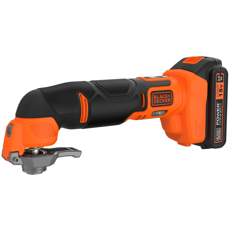Black&Decker (BDCOS18D1K-QW) 18V Oscillating Tool - 2Ah 1A Kitbox