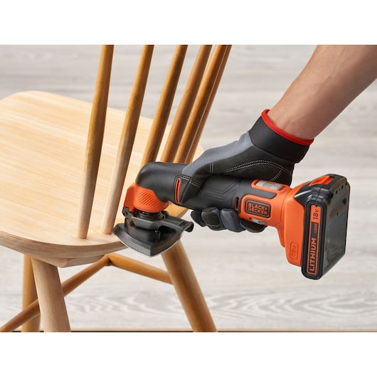 Herramienta oscilante inalámbrica Black&Decker (BDCOS18N-XJ) de 18 V
