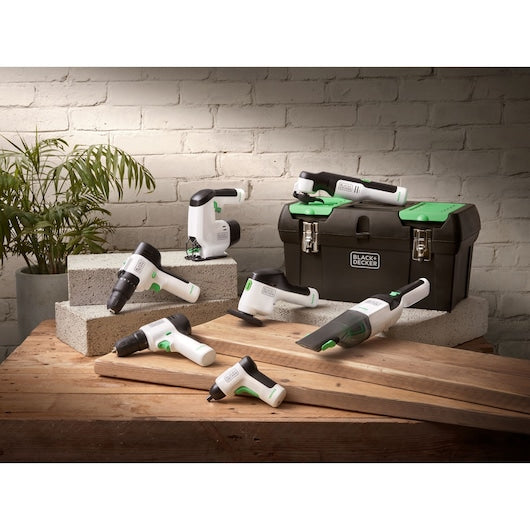 Taladro percutor inalámbrico Black & Decker® reviva™ de 12 V (REVHD12C-QW)