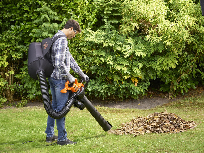 Black&Decker (BEBLV290-QS) 2,900W Backpack Vacuum-Blower-Shredder