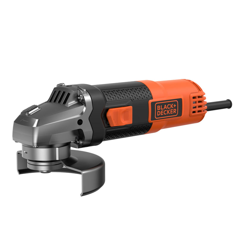 Black&Decker (BEG220-QS) Mini Grinder 900W 125mm with restart protection and 3-position side handle