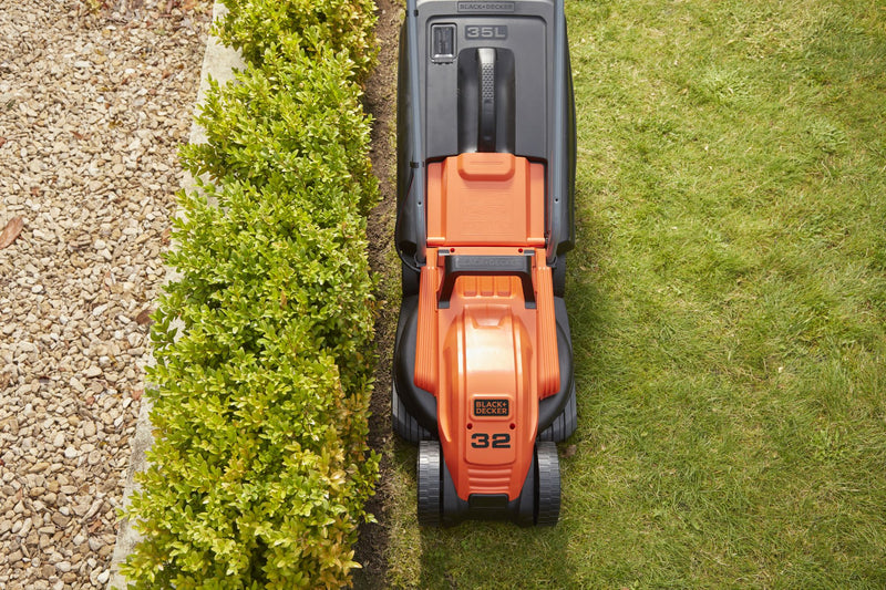 Black&Decker (BEMW451BH-QS) 1,200W 32cm Bicycle Handlebar Lawn Mower