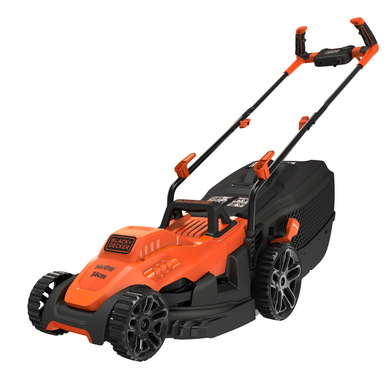 Black&Decker (BEMW461BH-QS) 1,400W 34cm Bicycle Handlebar Lawn Mower