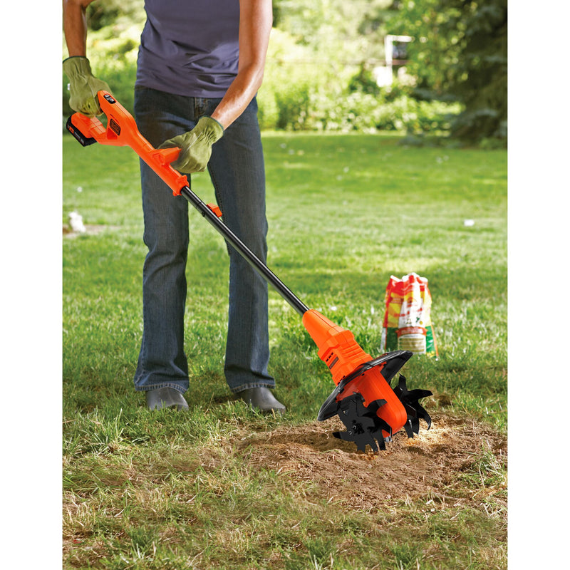 Black&Decker (BETL1820L-QW) Cultivator with an 18V 2Ah Lithium battery