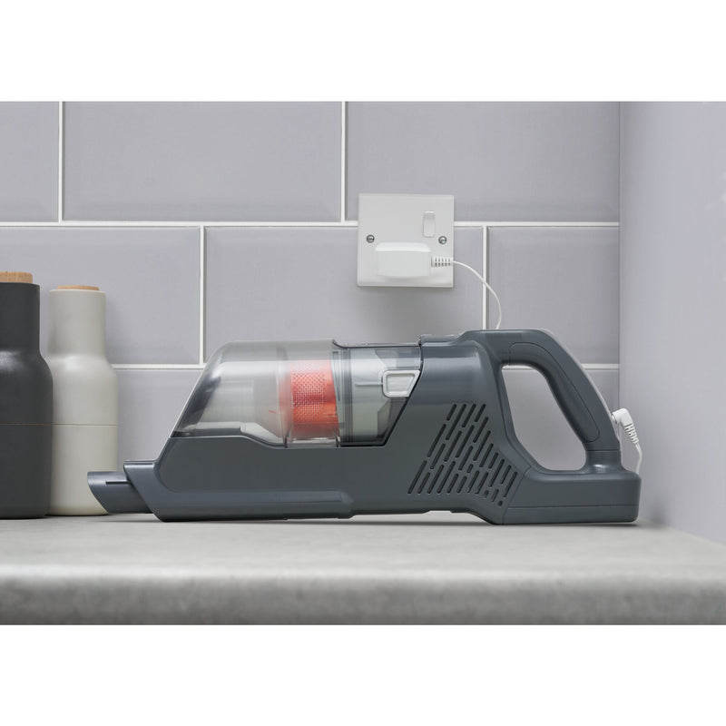 Aspirador vertical Black&amp;Decker (BHFEA520J-QW) 2 em 1, 18V 2Ah, com bateria de iões de lítio. Possui 2 velocidades, autonomia de 40 minutos e reservatório de 500ml.