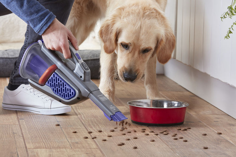 Black&amp;Decker (BHHV520BFP-QW) GEN 11 Aspiradora de mano para mascotas con batería de litio de 18 V y 2,5 Ah y tecnología SMART TECH™