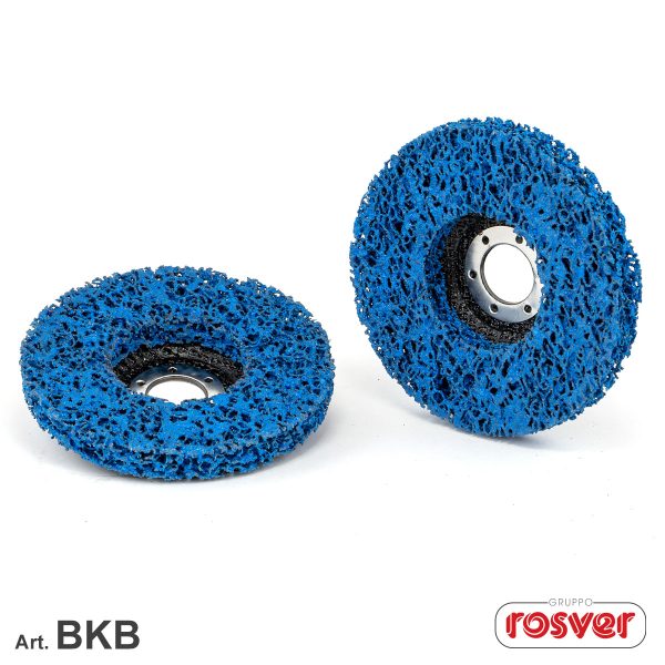 Discos limpiadores azules Fast Grinder (BKB) sobre fibra