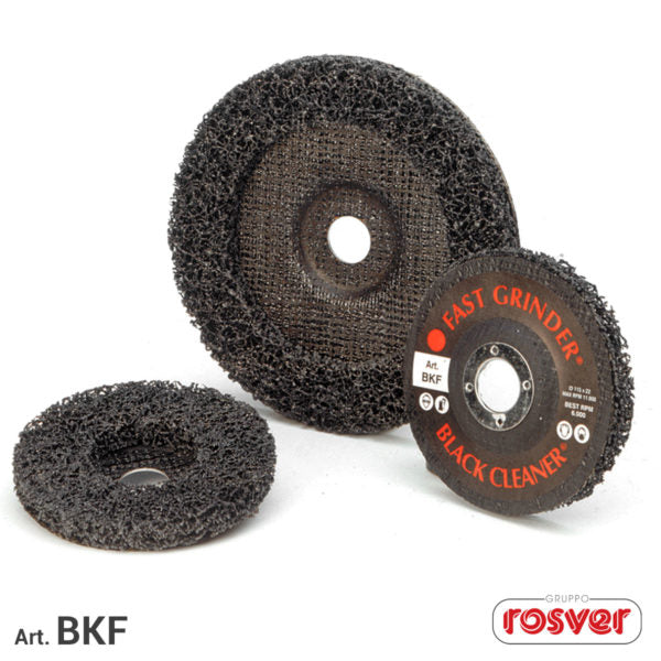 Fast Grinder (BKF) Black Cleaner Discs on Fiber
