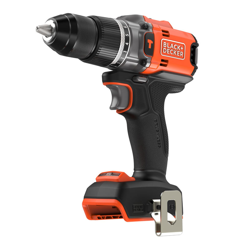 Black&Decker (BLD683XN-XJ) 18V POWERCONNECT™ Cordless Brushless Hammer Drill (without battery/charger)