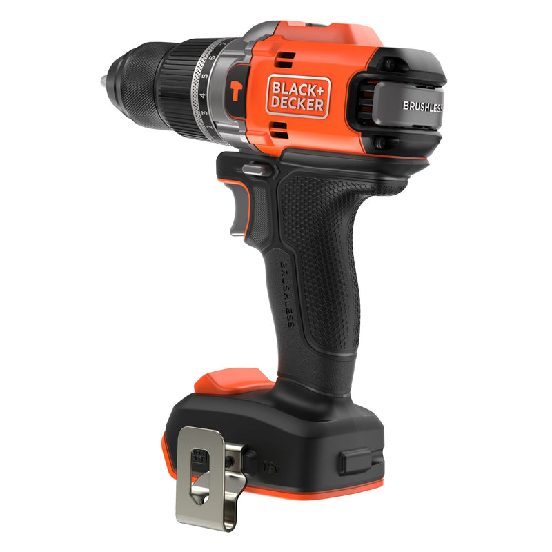 Black&Decker (BLD683XN-XJ) 18V POWERCONNECT™ Cordless Brushless Hammer Drill (without battery/charger)