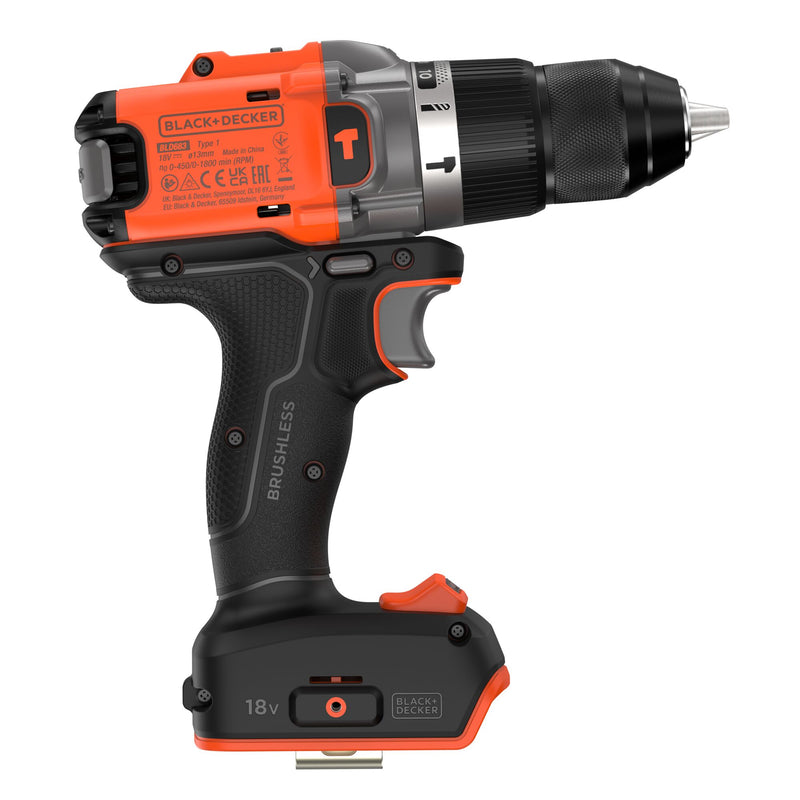 Black&Decker (BLD683XN-XJ) 18V POWERCONNECT™ Cordless Brushless Hammer Drill (without battery/charger)