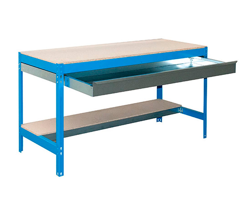 Workbench Simonwork BT0 Box 1500 Blue/Wood - (842x1510x760)