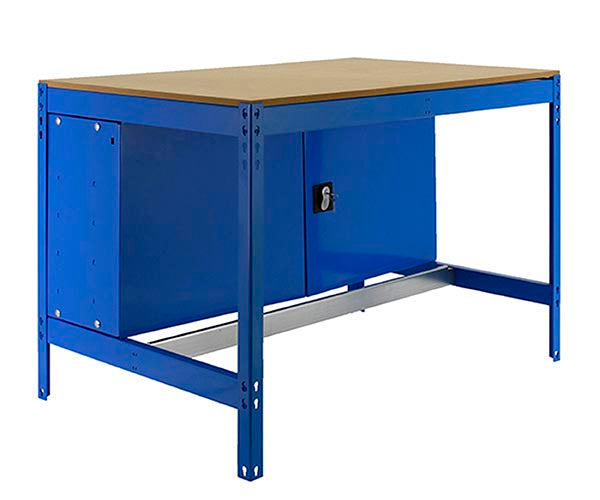 Workbench Simonwork BT0 Cabinet 900 Blue/Wood - (842x910x610)