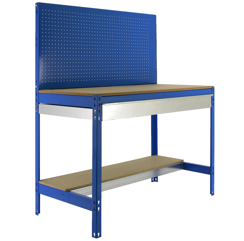 Workbench Simonwork BT2 Box 1500 Blue/Wood - (1445x1510x610)