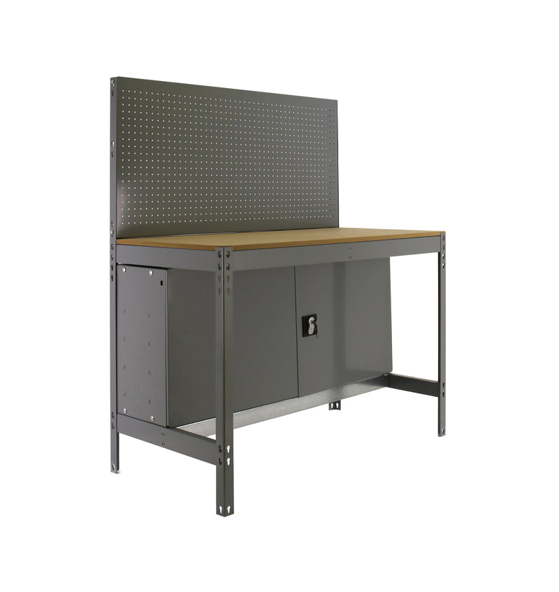 Workbench Simonwork BT2 Cabinet 900 Grey/Wood - (1445x910x610)