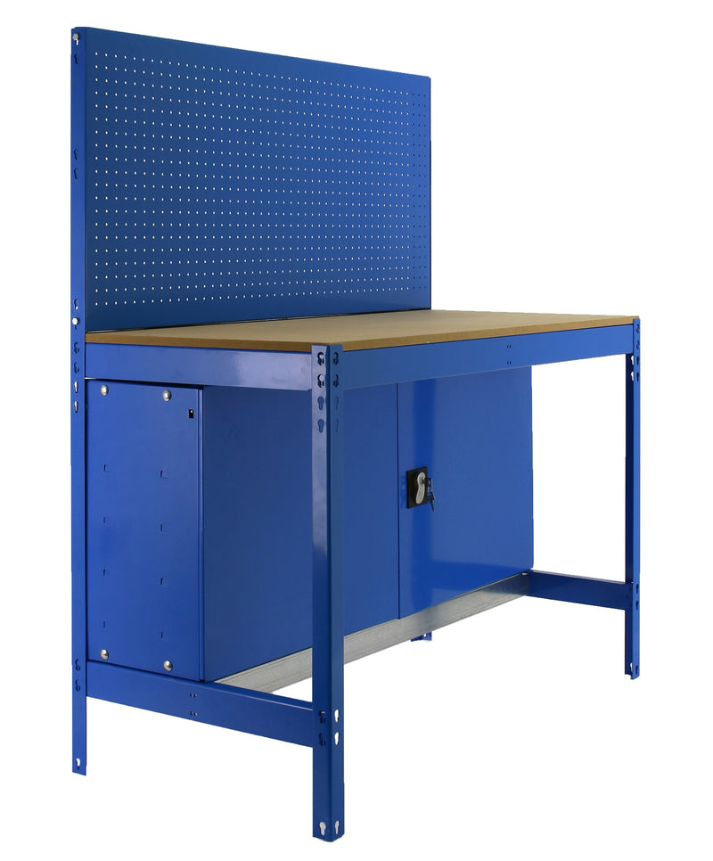 Workbench Simonwork BT2 Cabinet 900 Blue/Wood - (1445x910x610)