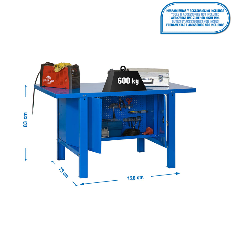 Workbench Simonwork BT6 Metal Cabinet 1200 Blue - (830x1200x730)