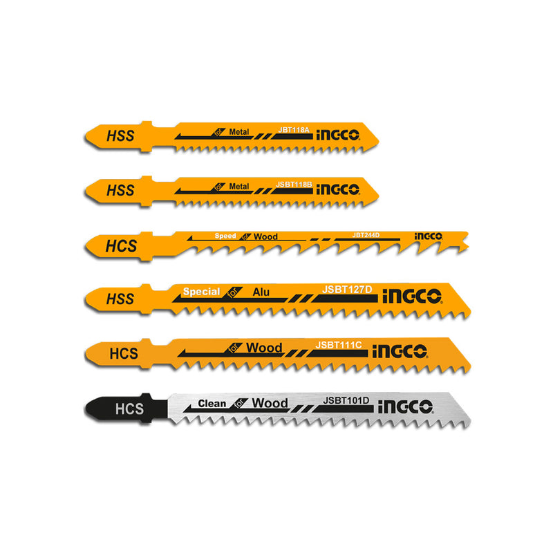 INGCO (JSBT2001) 20 hojas de sierra de calar (aluminio, metal, madera)