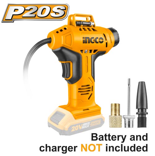 INGCO (CACLI2001) Compressor Automático sem fios 20V