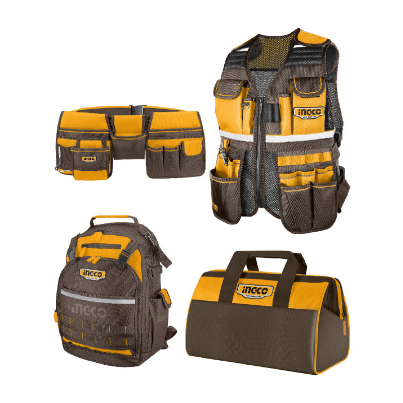 Juego de bolsas de herramientas INGCO (COS230908) de 4 piezas