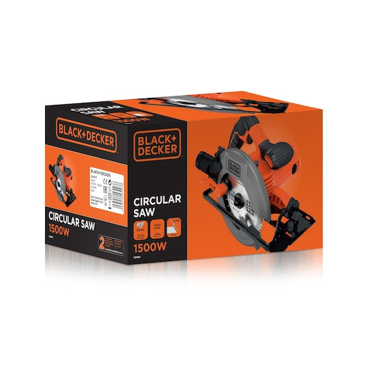 Black&Decker (CS1550-QS) 1500W Circular Saw With Allan Key (66 mm)