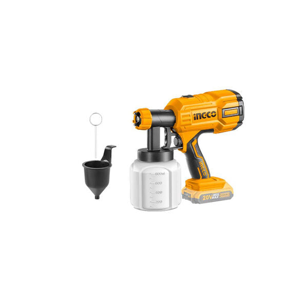 INGCO (CSGLI2001) 20V Cordless Paint Sprayer (600ml/min)