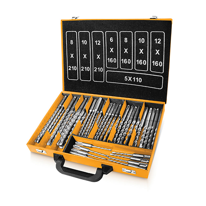 INGCO (AKD2501) Caixa de 50 Brocas SDS Plus