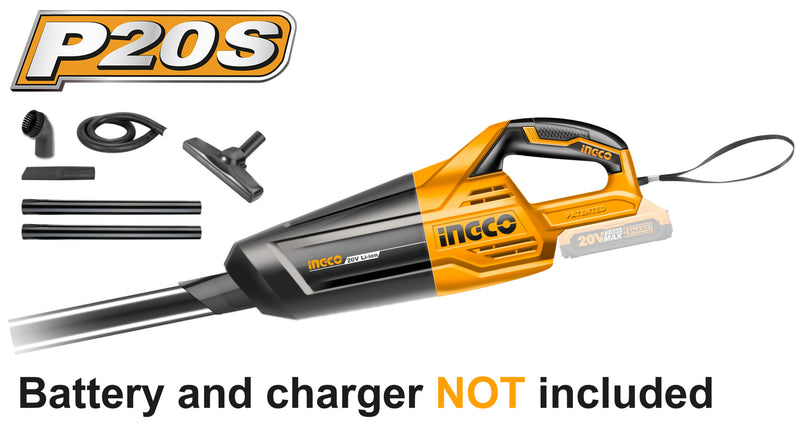 Aspirador portátil INGCO (CVLI2001) 20V