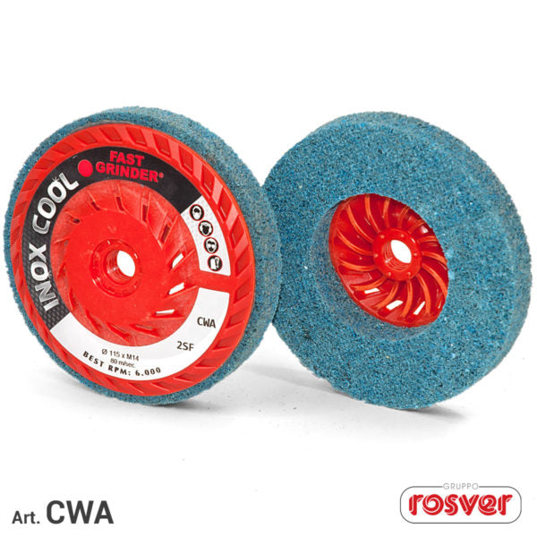 Discos de acabamento em aço inoxidável Fast Grinder (apenas um) INOXCOOL