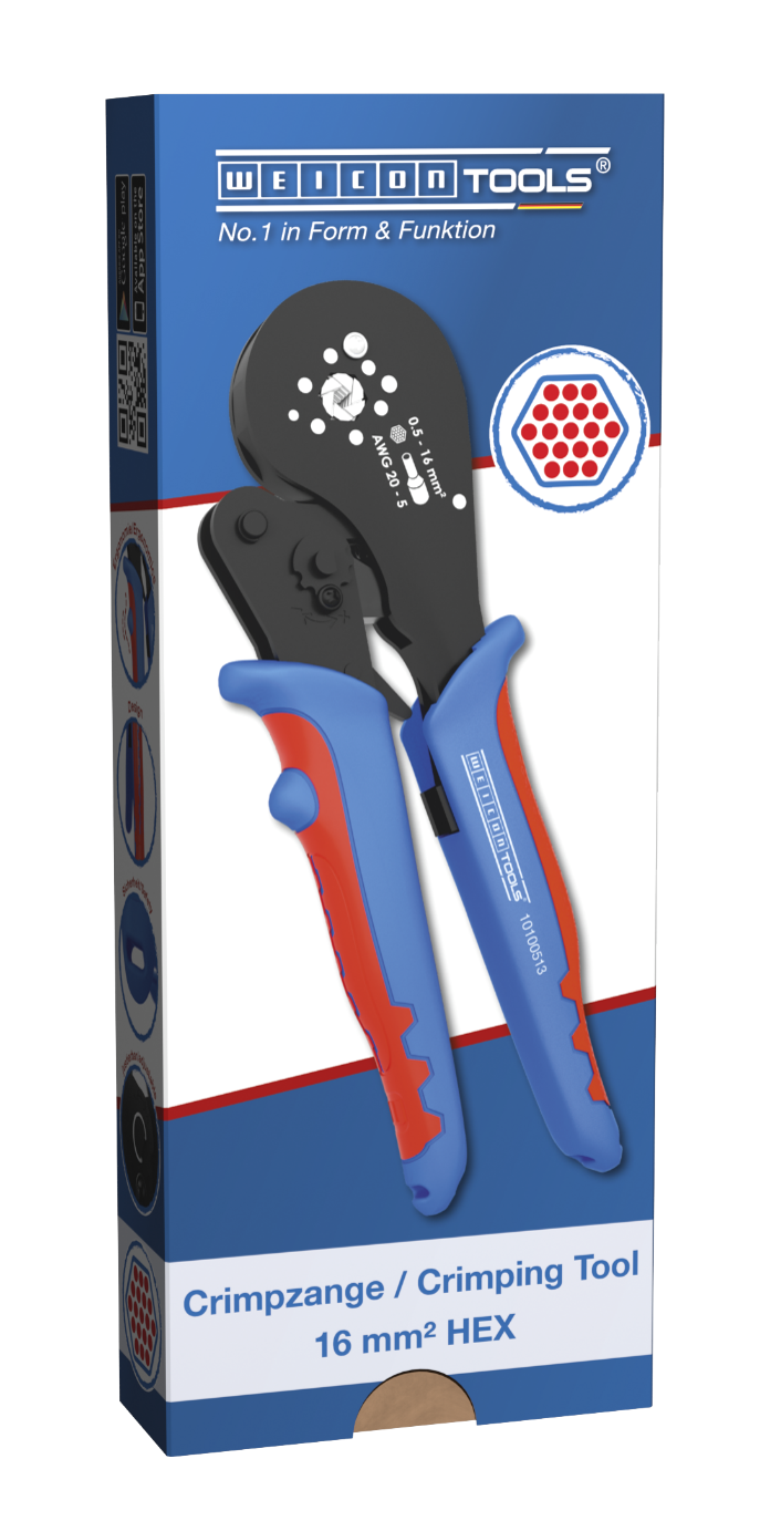 Ferramenta de crimpagem Weicon (10100513) HEX 16mm²