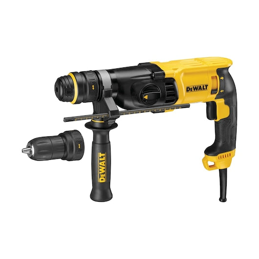 Furadeira de impacto Dewalt (D25134K-QS) 800W 26mm SDS-plus® com mandril de troca rápida (QCC)