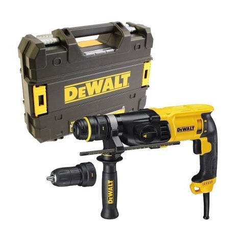 Dewalt (D25144K-QS) 900W 28mm SDS-plus Hammer Drill with Quick Change Chuck (QCC)