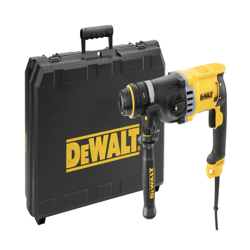 Berbequim de impacto SDS-plus Dewalt (D25144K-QS) de 900 W e 28 mm com mandril de troca rápida (QCC)