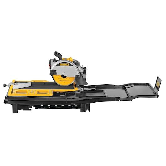Serra para azulejos Dewalt (D36000-QS) de 1600 W com mesa deslizante de grande capacidade e 250 mm.