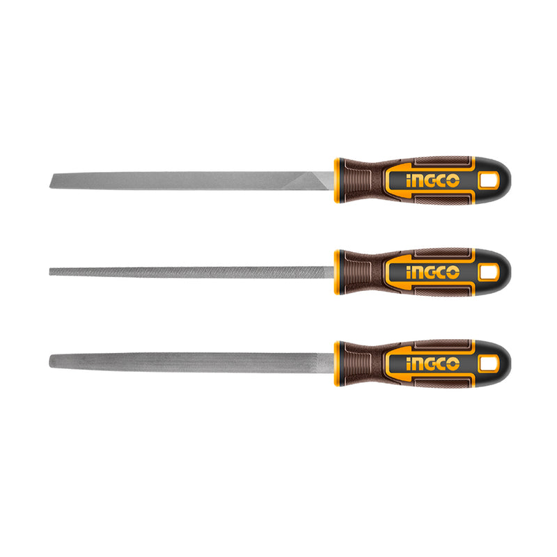 INGCO (HKTFS1308) Set Of 3 200mm Files For Iron