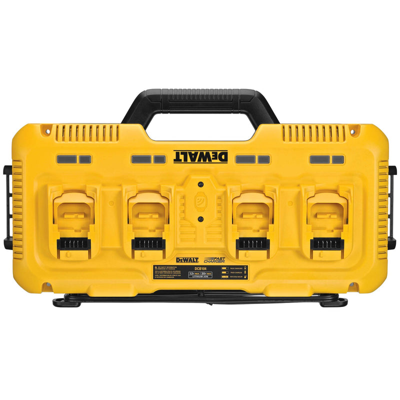 Dewalt (DCB104-QW) 18V XR i 54V XR FLEXVOLT Carregador rápido de 4 portas 8Ah