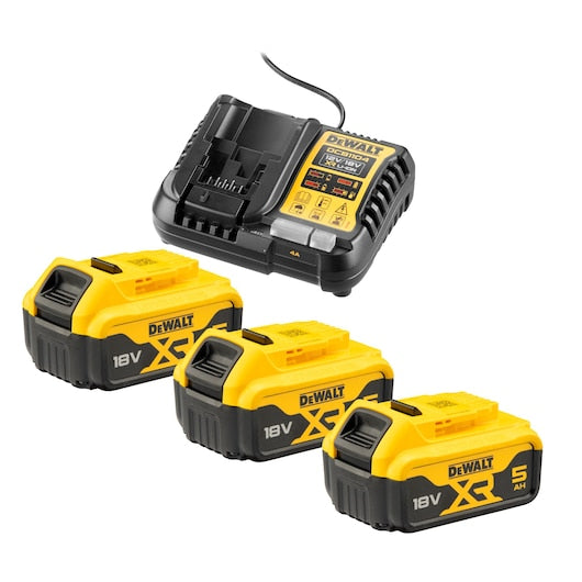 Dewalt (DCB1104P3-QW) 18V XR® 5Ah Triple Battery Starter Kit