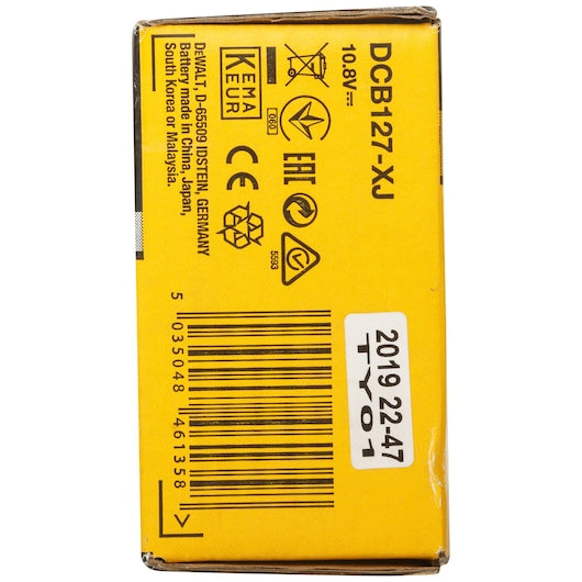 Dewalt (DCB127-XJ) 12V XR® 2Ah Battery