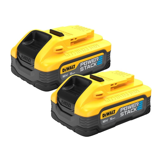 Kit de inicio de batería doble Dewalt (DCBP518H2-XJ) XR® POWERSTACK de 18 V y 5 Ah