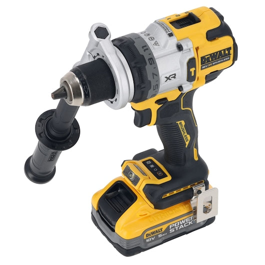 Dewalt (DCD1007H2T-QW) 18V XR® Premium Brushless Hammer Drill Driver - 2 x POWERSTACK 5Ah