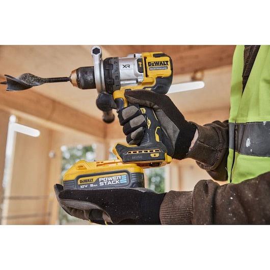 Dewalt (DCD1007H2T-QW) 18V XR® Premium Brushless Hammer Drill Driver - 2 x POWERSTACK 5Ah