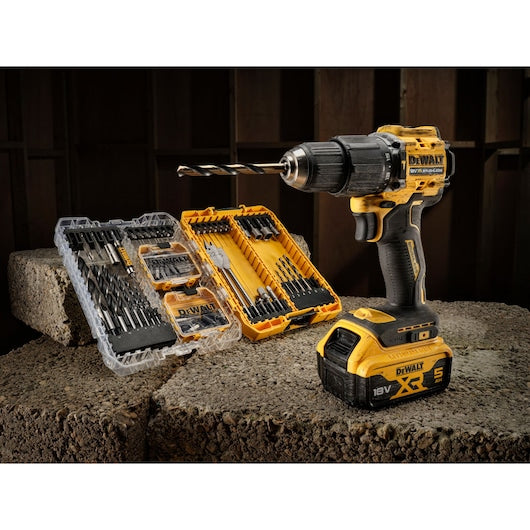 Dewalt (DCD100YP2T-QW) 18V XR® Brushless Hammer Drill Driver - 2 x 5Ah