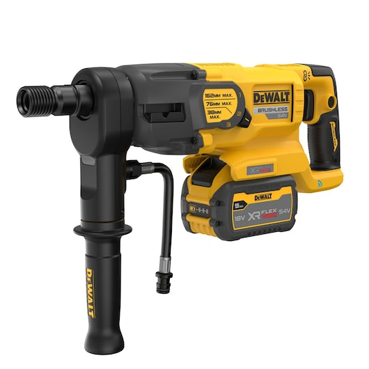 Furadeira de núcleo diamantada sem escova Dewalt (DCD150X2-QW) 54V XR FLEXVOLT®