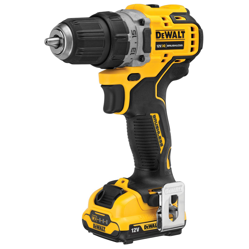 Dewalt (DCD701D2-QW) 12V XR Brushless Drill Driver - 2 x 2Ah